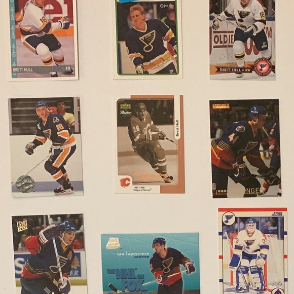 St. Louis Blues Vintage NHL Hockey Cards - Lot of 17 w/ Hull, Pronger, Cujo RC - Picture 2 of 7